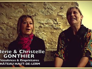 Le vin de féminin en Gironde - Valérie & Christelle Gonthier, Château Haut-de-Lerm
