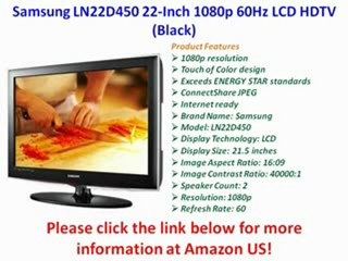 Samsung LN22D450 22-Inch 1080p 60Hz LCD HDTV (Black) UNBOXING