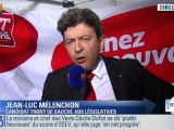 Melenchon quitte le plateau de BFMTV