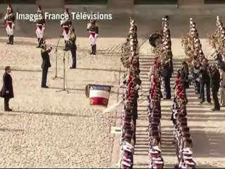 Hommage à Raymond Aubrac aux Invalides