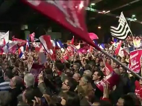 Ségolène Royal au côté de François Hollande à Rennes