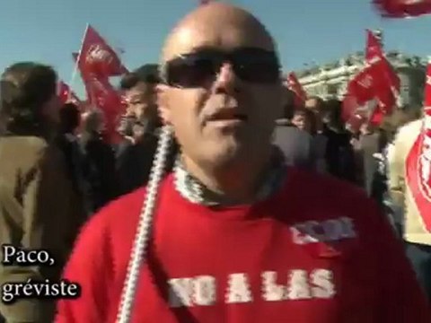 Espagne : Ils nous font payer une crise que nous n'avons pas provoquée