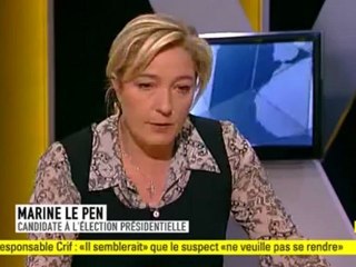 Marine Le Pen : "la question d'un référendum sur la peine de mort se pose"