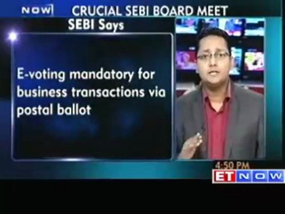 SEBI makes e-voting mandatory for business transactions