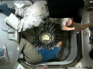 [STS-133] PMM Ingress of Last ISS Module