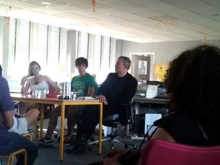 Francis Huster au CDI Lycée Jules Fil (2)