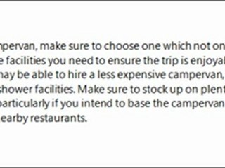 MotorHolme provides tips for the first time traveller on a campervan holiday