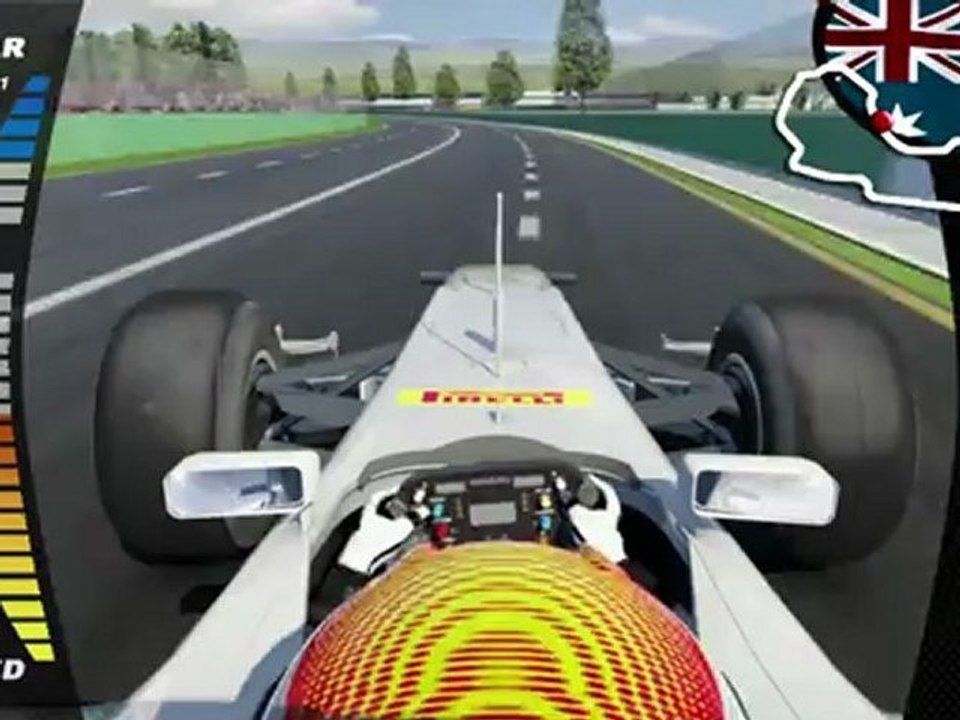 Le circuit de Melbourne en 3D