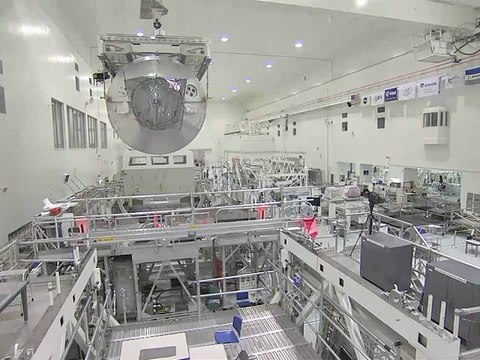 [STS-135] Raffaello MPLM Moved To Payload Canister