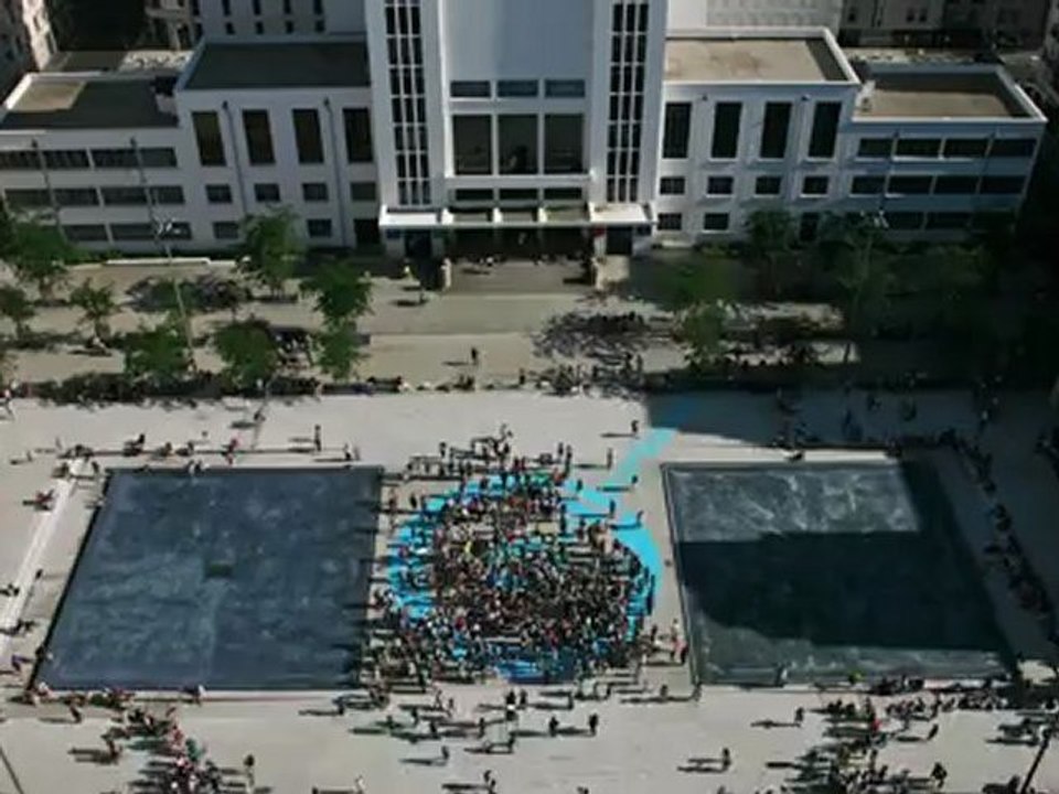 Vidéo time-lapse "Grand Je Villeurbanne" samedi 23 juin 2012 place Lazare-Goujon (Les Invites 2012)