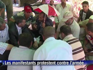 Egypte: place Tahrir, le sit-in contre l'armée se poursuit