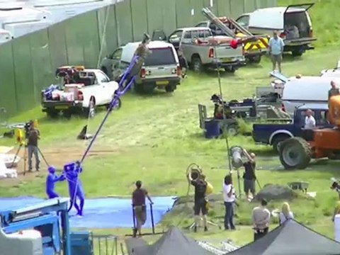 Angelina Jolie am Set von Maleficent