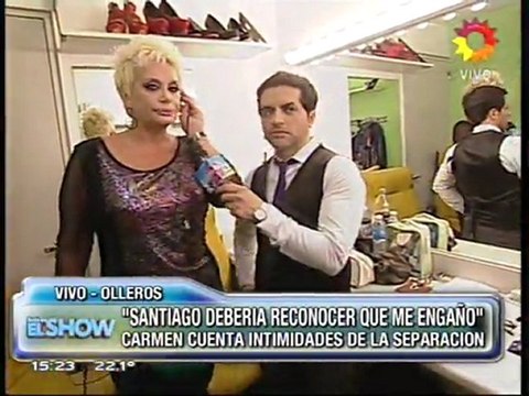 Carmen Barbieri Me hubiera gustado que Santiago Bal me admitiera el engaño