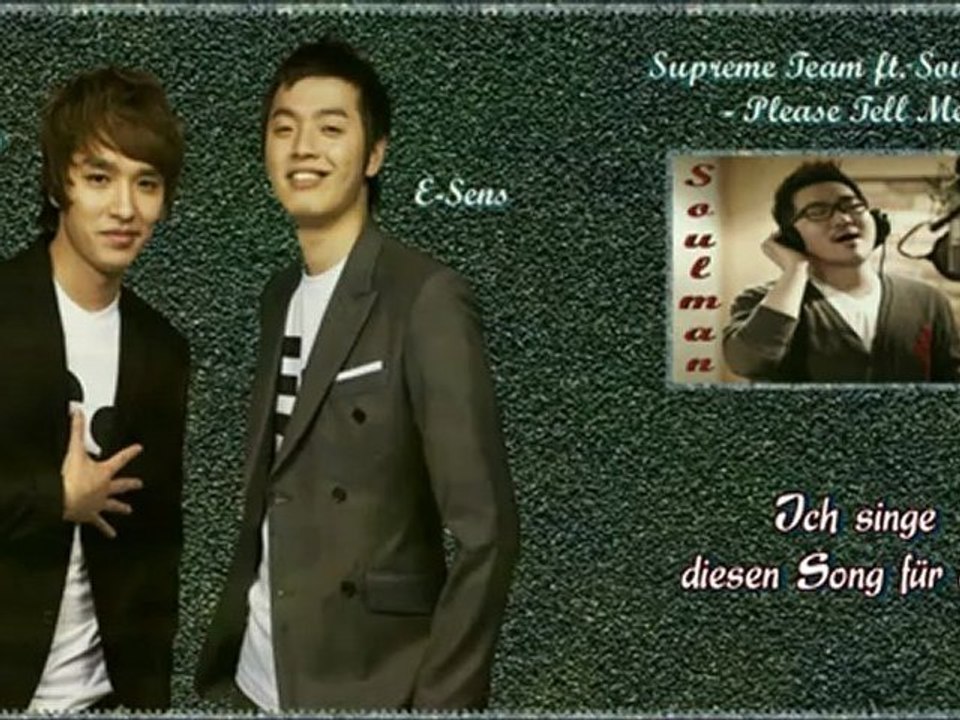Supreme Team ft. Soulman - Please Tell Me k-pop [german sub]