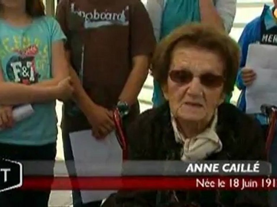 100 ans : Bon Anniversaire à Anne Caillé (Vendée)