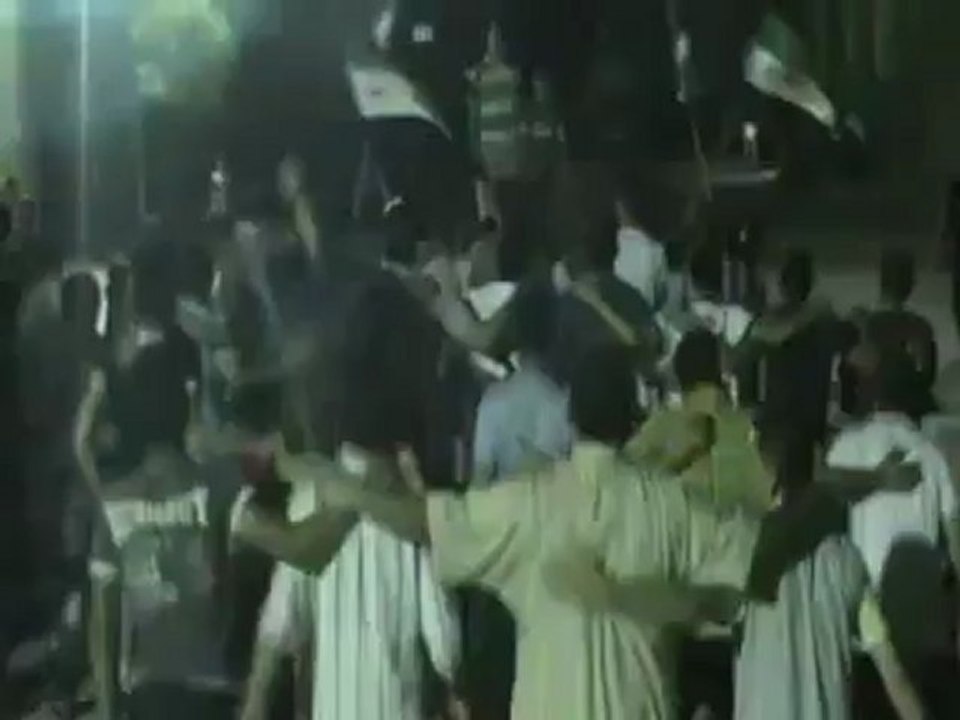 Syria فري برس حماه المحتلة ابطال طريق حلب الجديد 27 6 2912 Hama