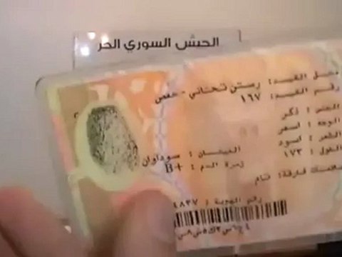 Syria فري برس حمص انشقاق الرائد بشار طلاس من مرتبات الفرقة الرابعة 27 6 2012 Homs
