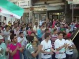 Syria فري برس  ادلب سلقين مسائيه رائعه في أربعاء الغضب 2012 06 27ج4 Idlib