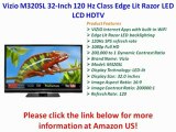 Vizio M320SL 32-Inch 120 Hz Class Edge Lit Razor LED LCD HDTV with VIZIO Internet Apps - Blac