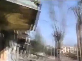Syria فري برس  حمص الدمار حوالي مدينة الملاهي القديمة على ساقية الري  27 6 2012 Homs