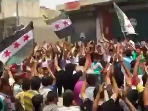 Syria فري برس ادلب كللي مظاهرة الاربعاء 27 06 2012 Idlib