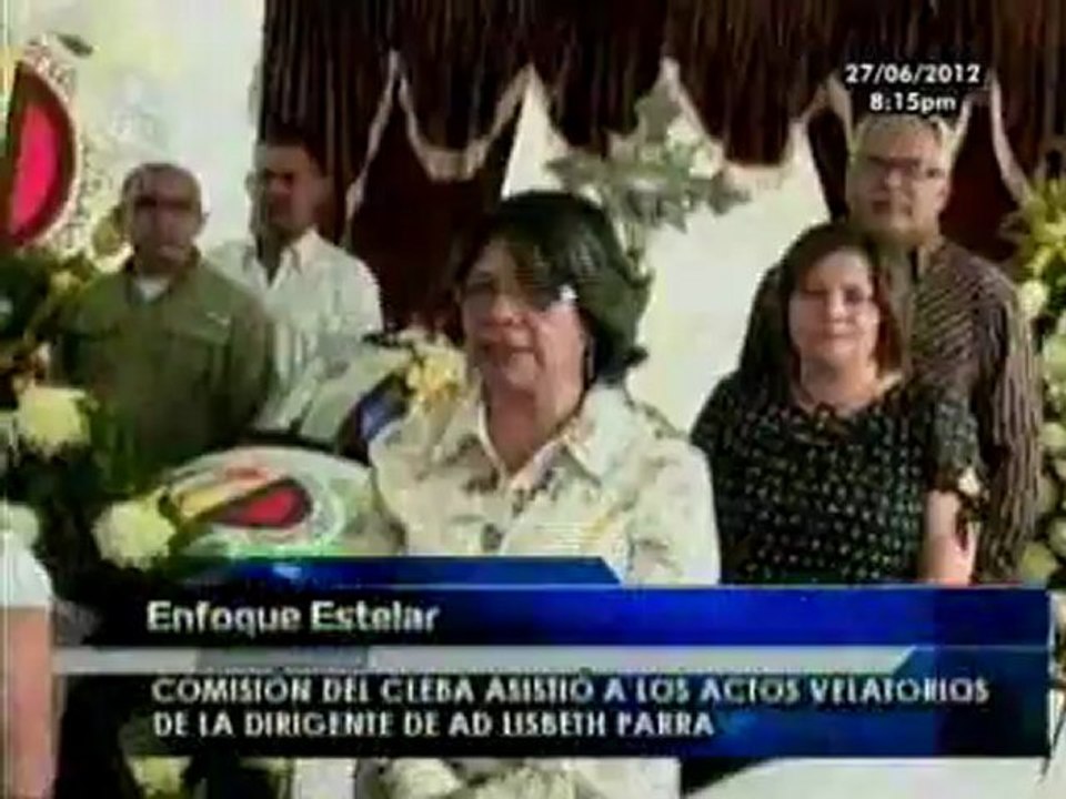 TRV: Ultimo adios a Orlando Espinoza y Lisbeth Parra