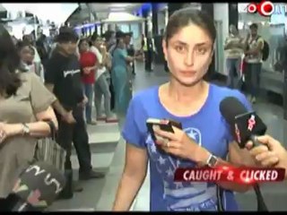 Hrithik Roshan with his wife & kids at the airport