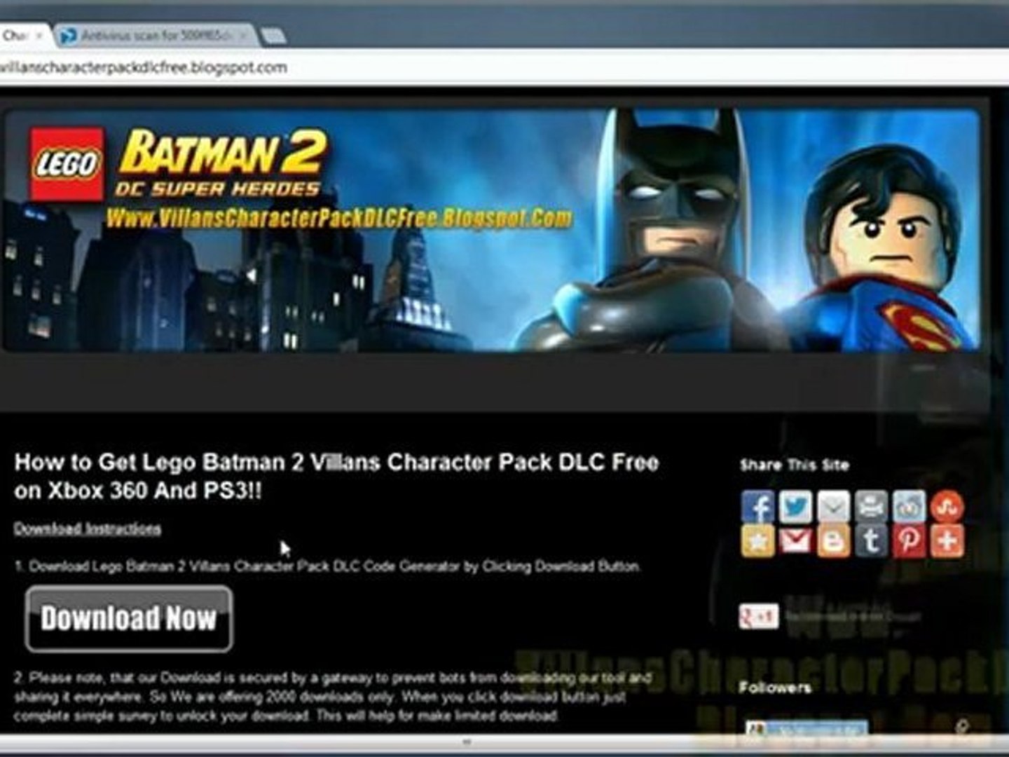 How to Get Lego Batman 2 Villans Character Pack DLC Free!! - video  Dailymotion