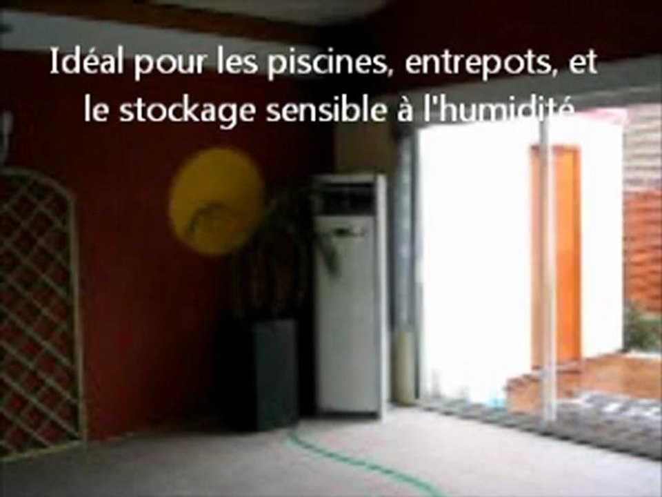 Déshumidificateur spécifique piscines et spa : ORTOS 190, 140 et 110 Teddington