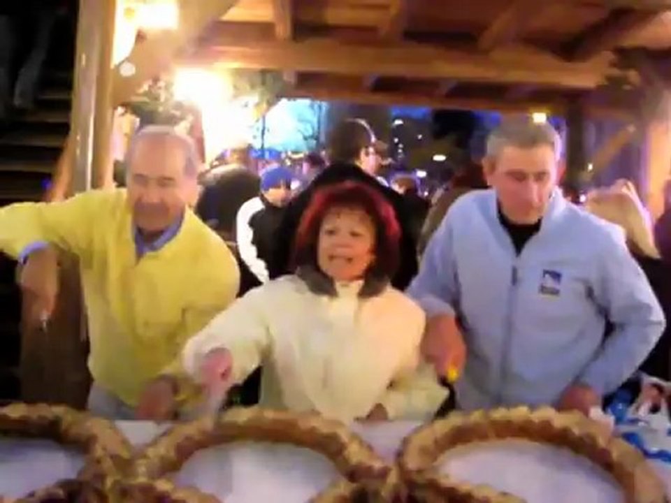 Eiszauber feiert Münchens Olympia Kandidatur