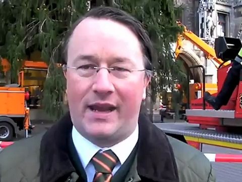 Christbaum Münchner Marienplatz 2008 aus Bad Reichenhall