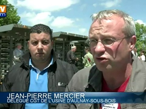 Risque de fermeture de l’usine PSA-Aulnay : les salariés manifestent