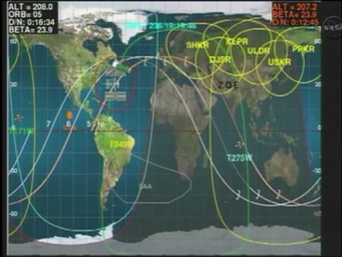 [ISS] Views of Hurricane Irene from Station (24/08/11)