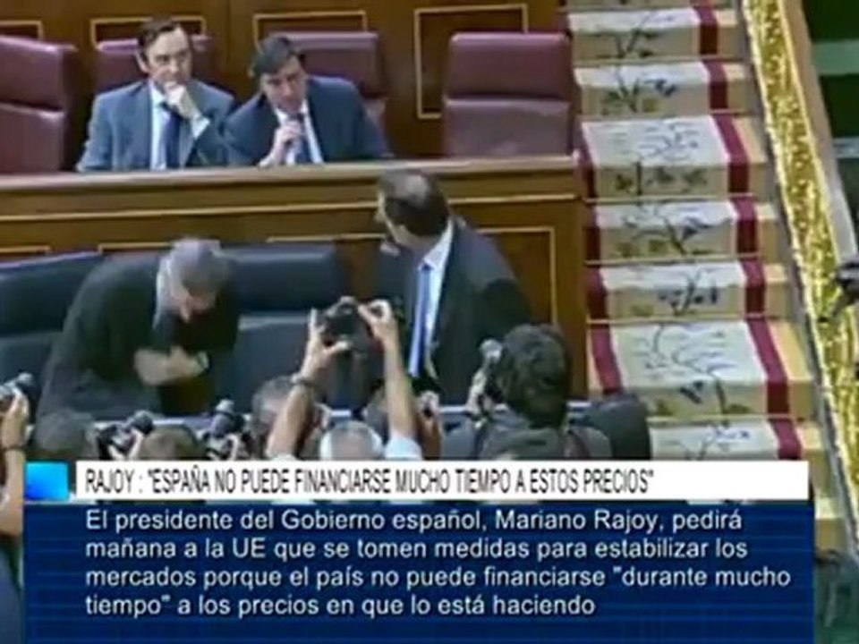 Rajoy : "España no puede financiarse mucho tiempo a estos precios"