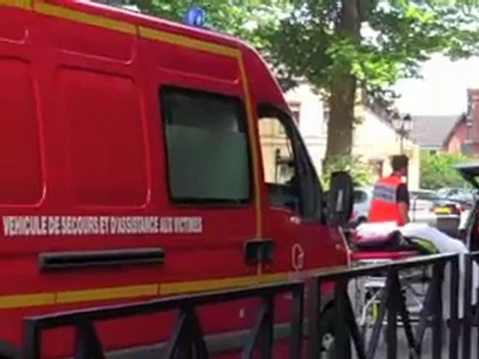 Avesnes accident à la rotonde