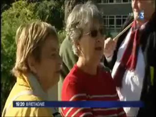 Reportage JT 19-20 du 22 juin 2012 France 3 Bretagne. Réquisition Résidence du Parc.Pacé