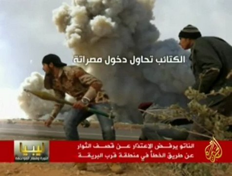 تواصل المعارك بين الثوار وكتائب القذافي