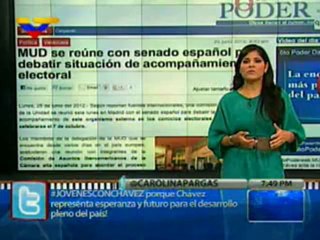 (VÍDEO) ReDvolución: #JovenesConChavez / Estudiantes y Revolución / PNB crece / Corina no reconoce nada 27.06.2012  5/5