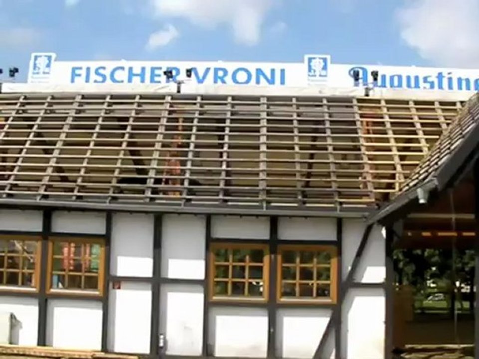 Oktoberfest 2009 Aufbau Video 11.08.2009