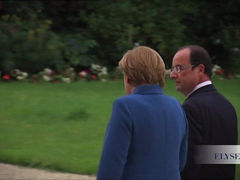 Rencontre avec Mme. Angela Merkel en vue du Sommet de Bruxelles
