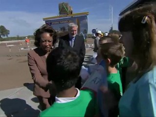 Groundbreaking Ceremony For Future Home of Space Shuttle Atlantis