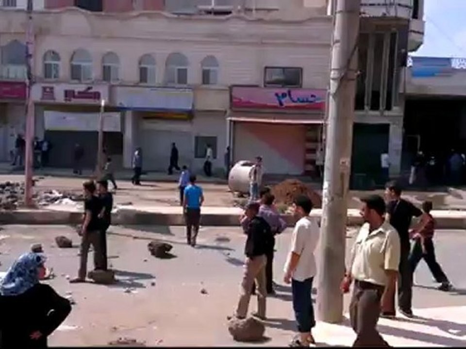 Syria فري برس  درعا حوران إنخل  دمار نتجة المجزرة 27 6 2012 ج7 Daraa