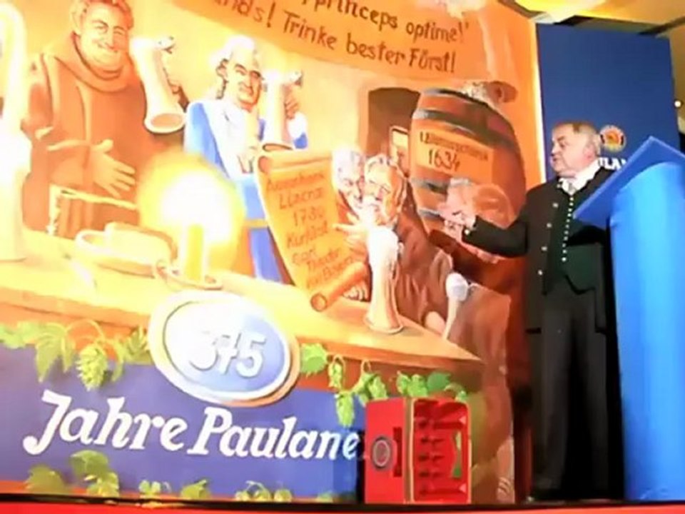 Vorstellung Paulaner Künstlerkrug 2009 von Wolfgang M. Prinz