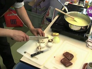 4 juin 2012 - recette de risotto au poulet dans le magasin Belliard