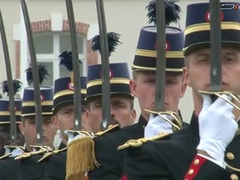 Cérémonie de fin de scolarité à l'Ecole des officiers de la gendarmerie nationale