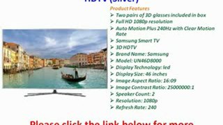 NEW Samsung UN46D8000 46-Inch 1080p 240Hz 3D LED HDTV (Silver)