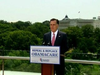 Romney says he will act to repeal Obama healthcare