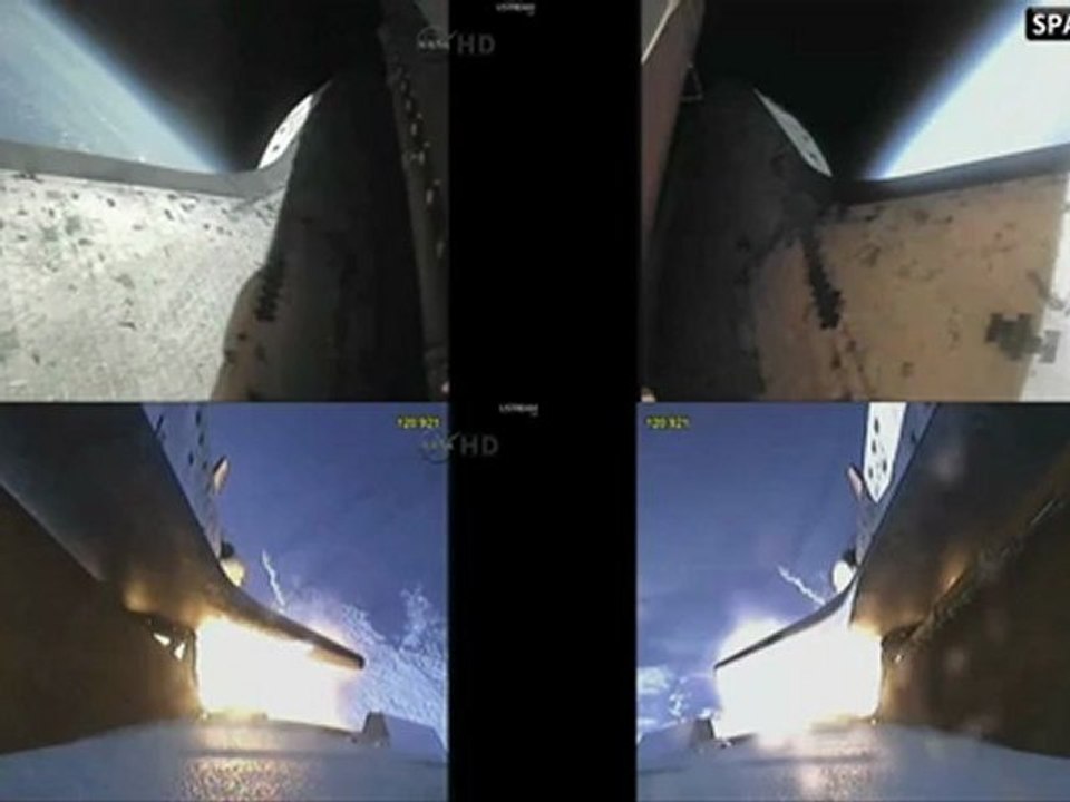 [STS-133] Launch Replay from Solid Rocket Boosters