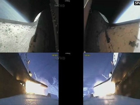 [STS-133] Launch Replay from Solid Rocket Boosters