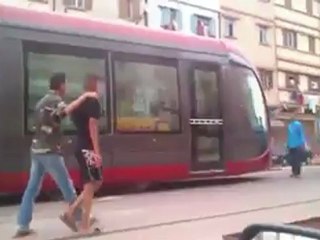 tramway hay al mohammadi test  juin 2012 .casablanca maroc